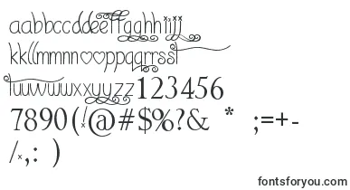  I Love What You Do   font